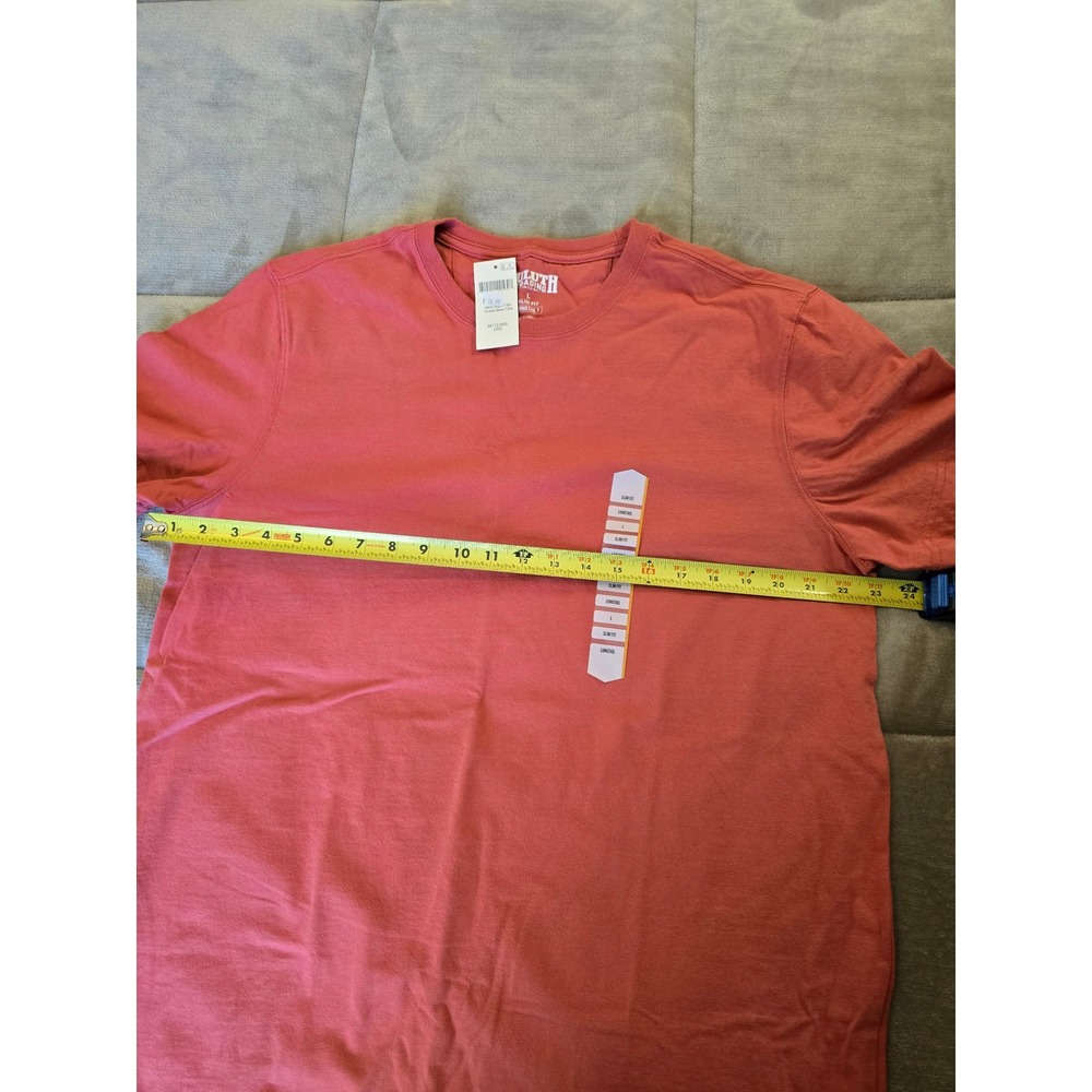 Duluth Trading‎ Co Slim Fit Large Longtail Short-sleeve T-shirt Red Rust  NEW! - Picture 5 of 8